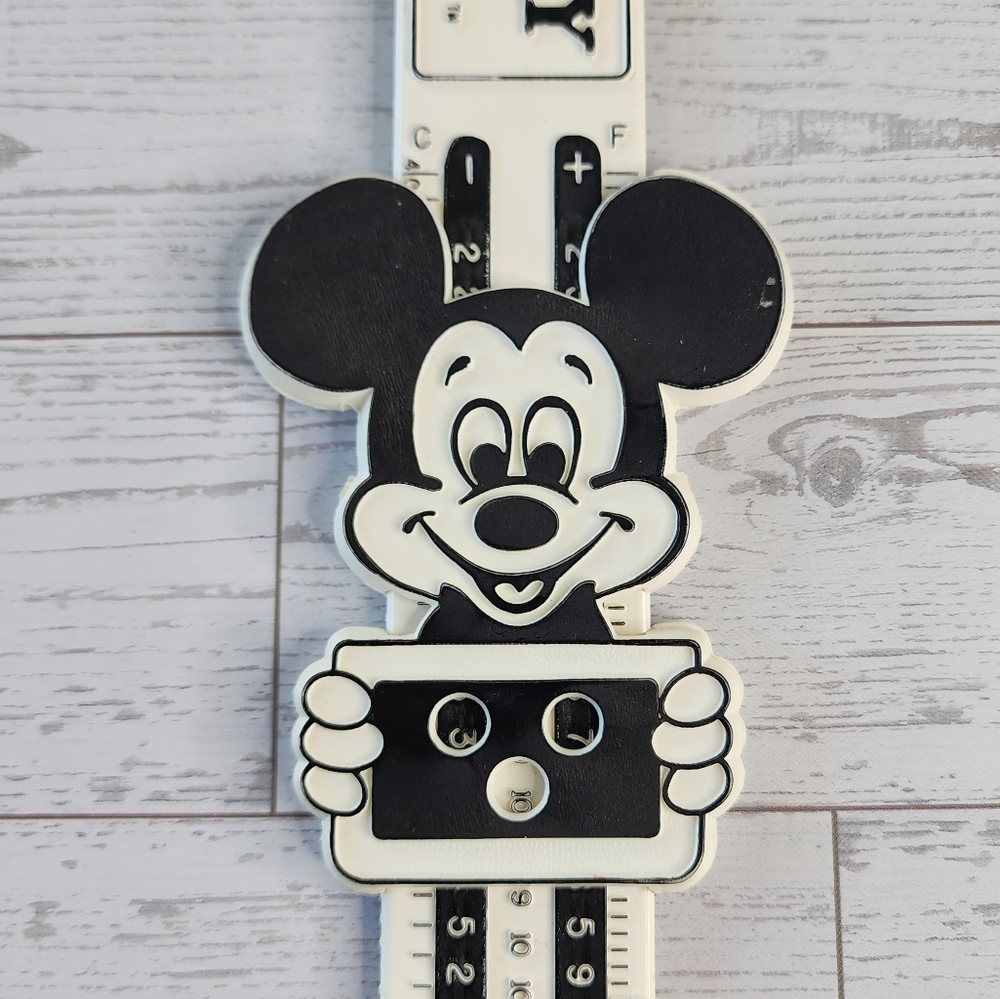 VTG Disney Mickey Math Mickey Mouse Plastic Ruler - Picture 4 of 10
